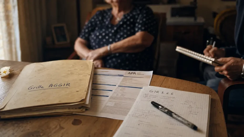 Calcul GIR et grille AGGIR pour évaluer la dépendance de 1 à 6