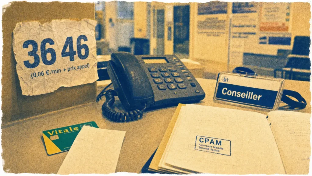 Contacter assurance maladie : numéro 3646, accueil CPAM