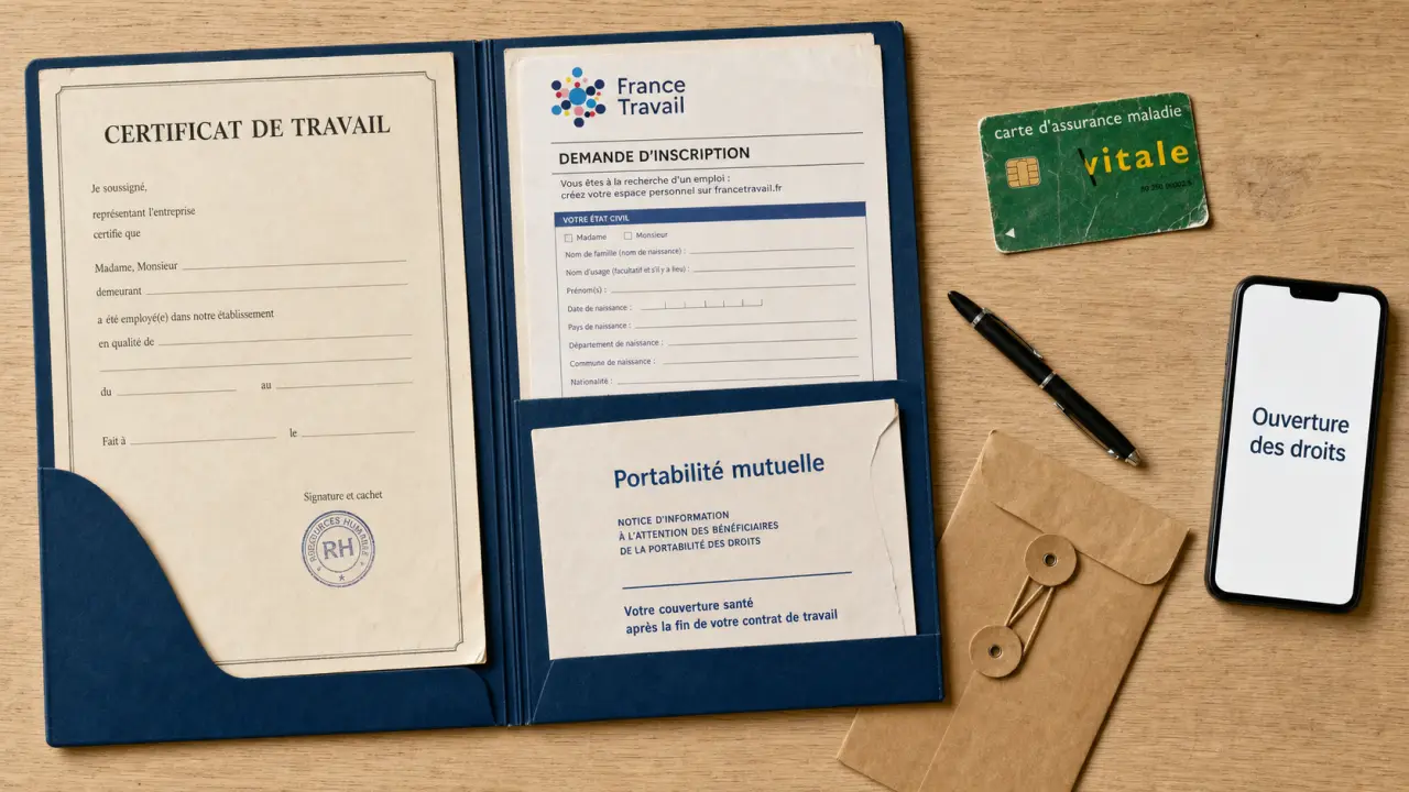 Demission mutuelle entreprise : portabilité mutuelle et certificat de travail
