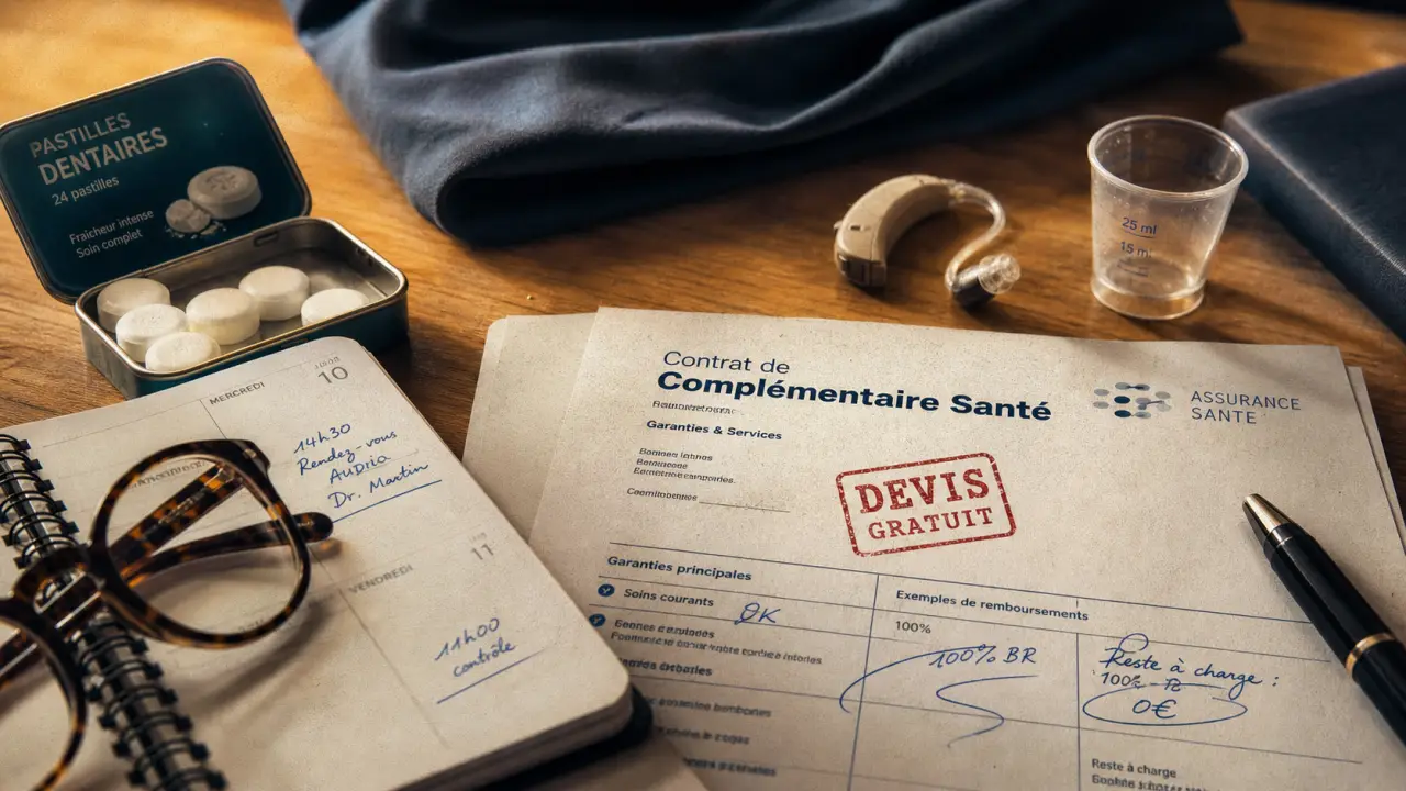 Abeille mutuelle senior : document devis gratuit, lunettes et soins
