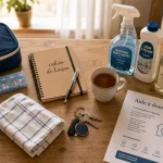 Aide a domicile personne agee : trousse de secours, pilulier et clés