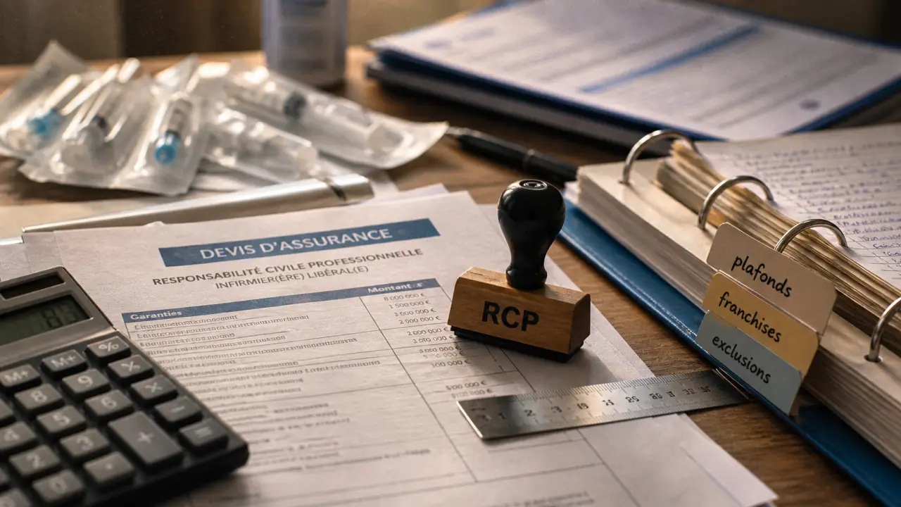 Comparatif assurance infirmier : vérifier RCP, protection juridique et exclusions avant signature