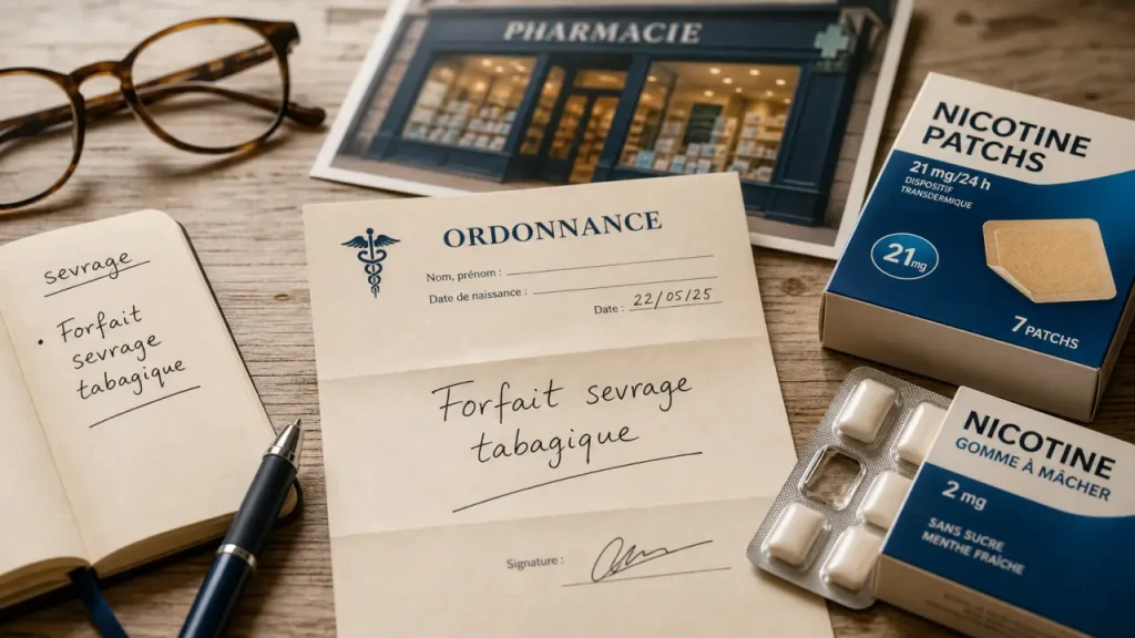 Forfait sevrage tabagique : substituts nicotiniques remboursés sur ordonnance