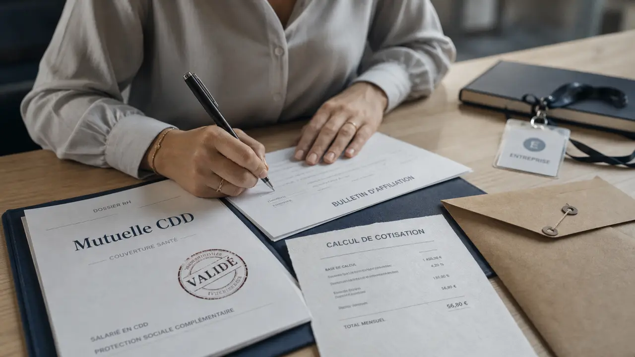 Mutuelle CDD : dossier RH, adhésion et cotisation