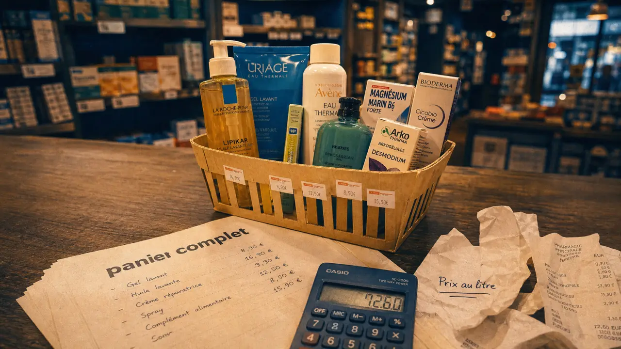 Pharmacie la moins chere : panier de parapharmacie et prix en pharmacie