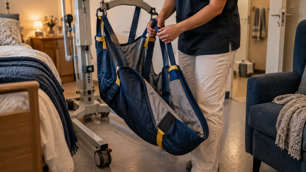 Lève-personne à domicile : leve personnes pour transferts sécurisés entre lit et fauteuil